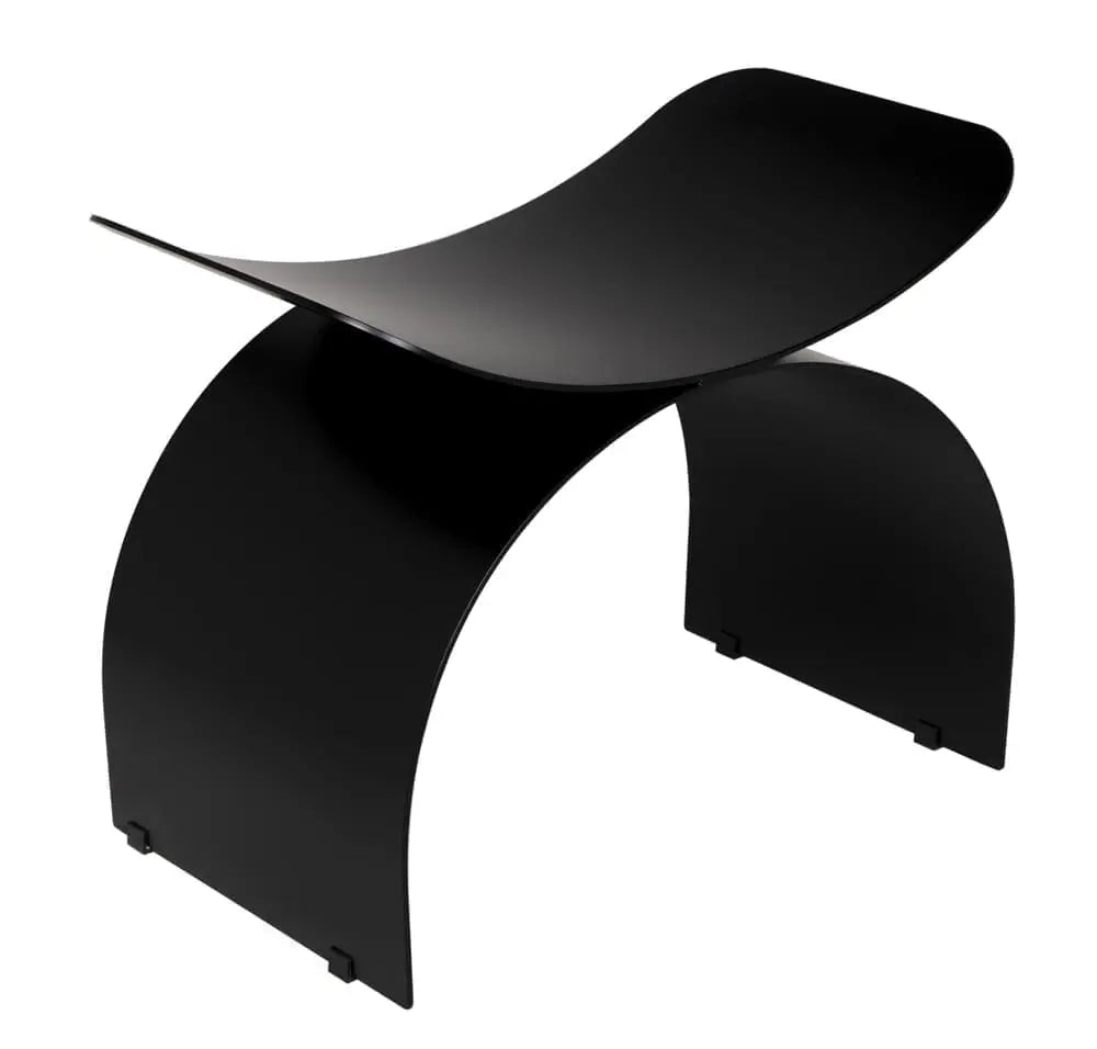 Noir Papillon Stool, Black Steel