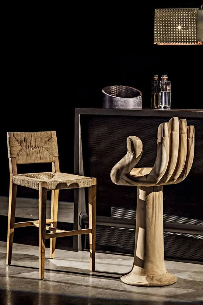 Noir Buddha Counter Stool