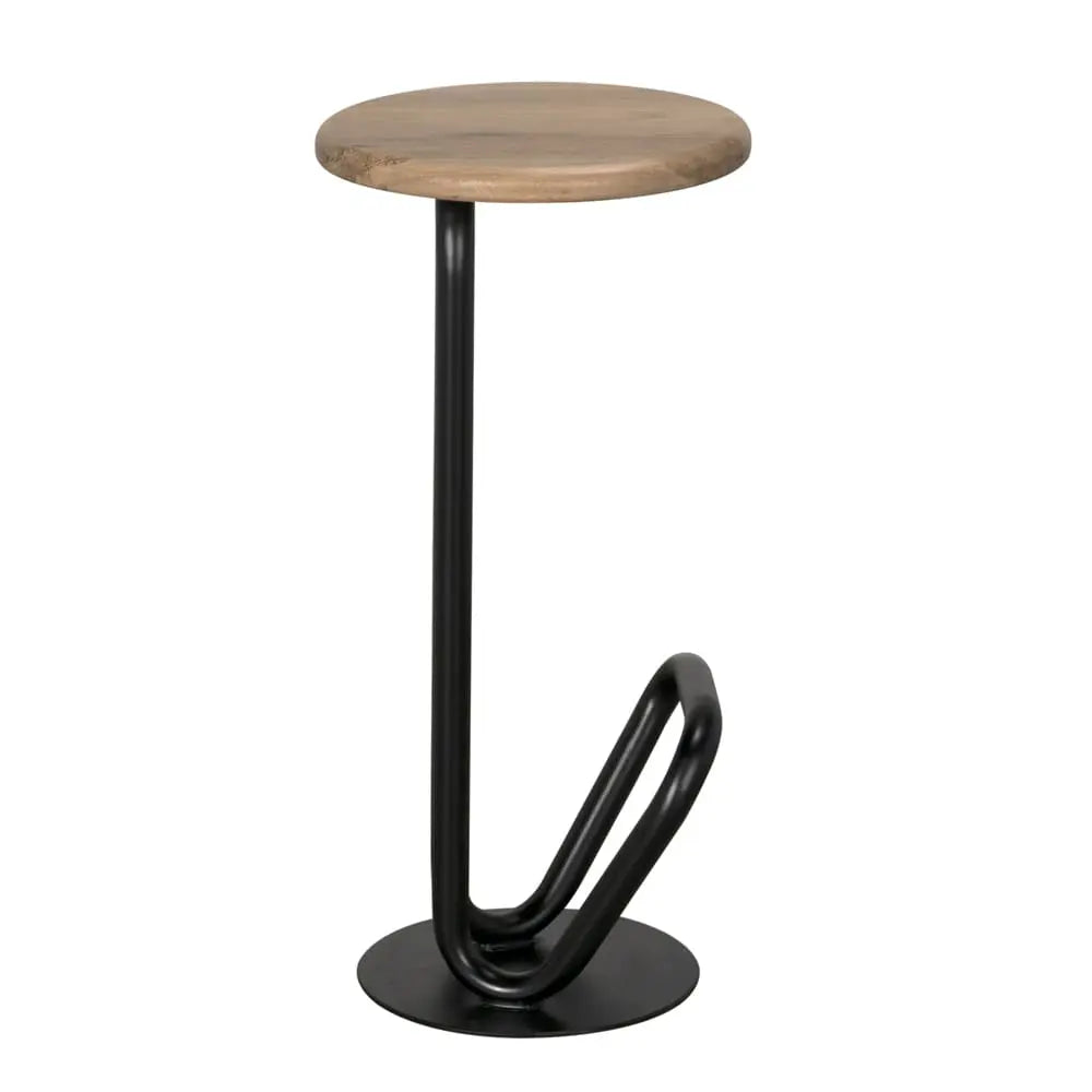 Noir Hook Bar Stool