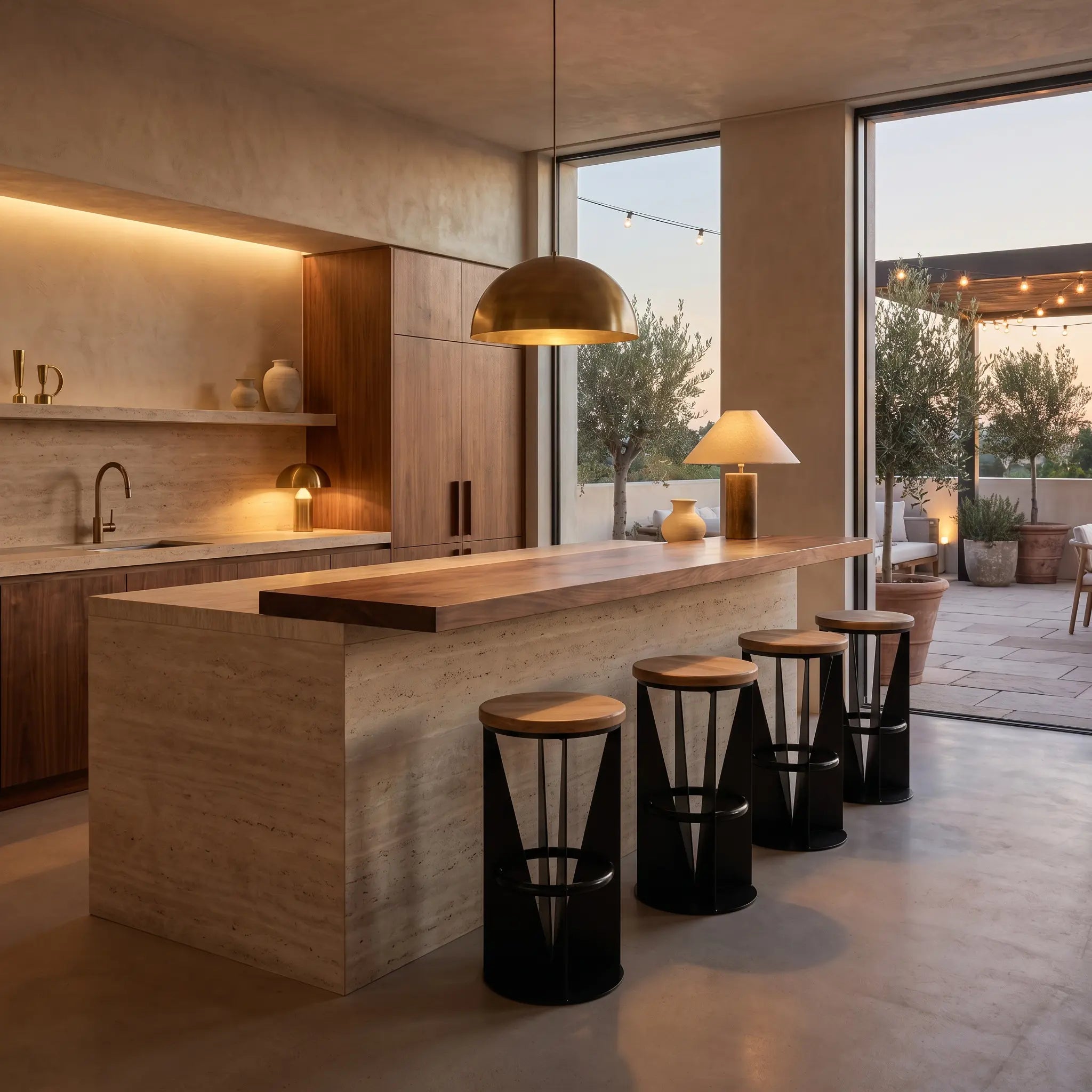 Noir Nagoya Stool, Counter Height