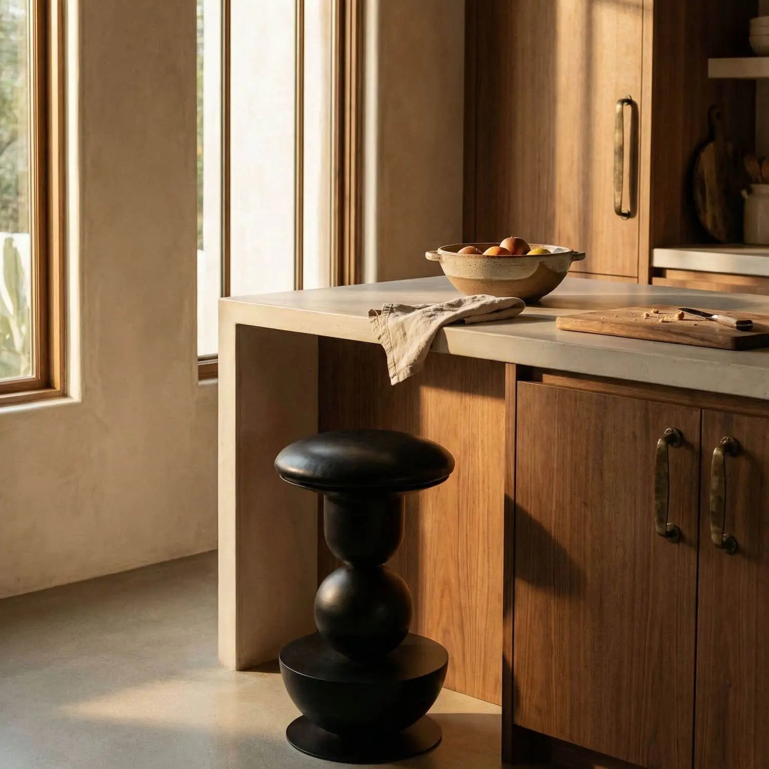 Noir Perth 24" Counter Stool