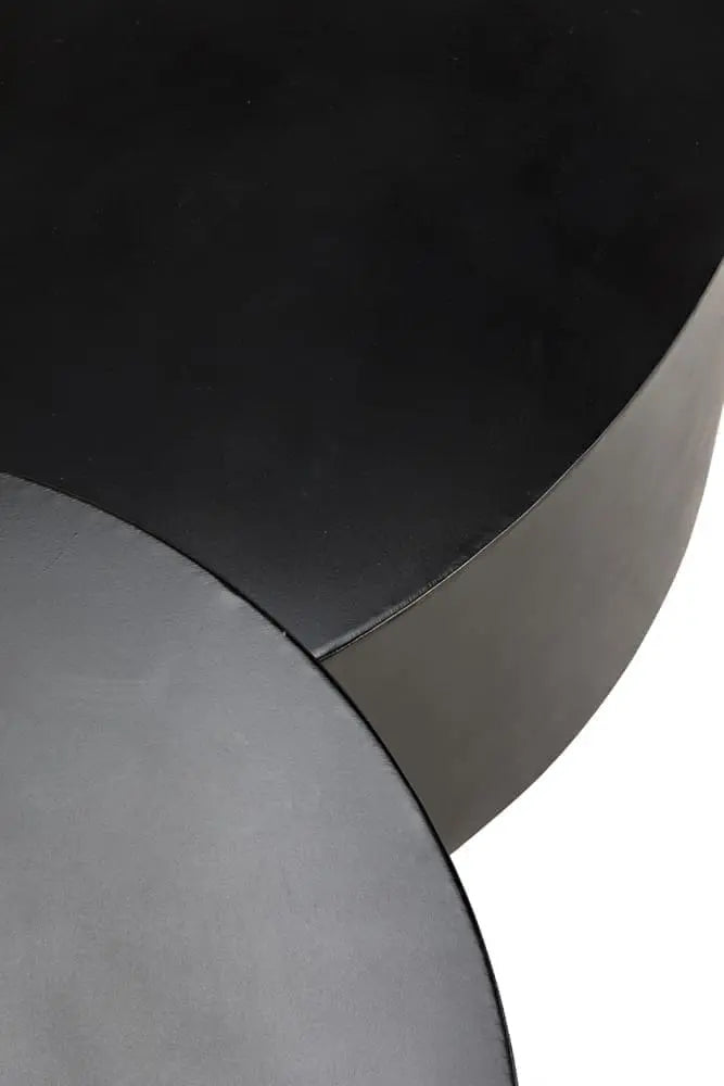 Noir Ella Coffee Table, Black Steel