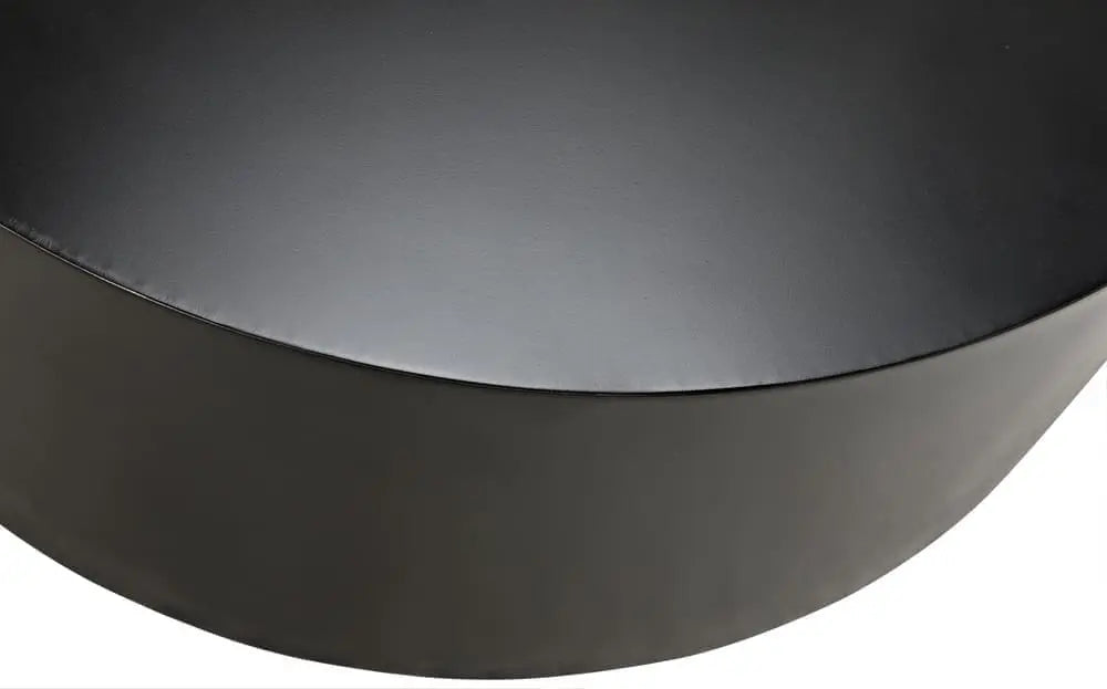 Noir Ella Coffee Table, Black Steel