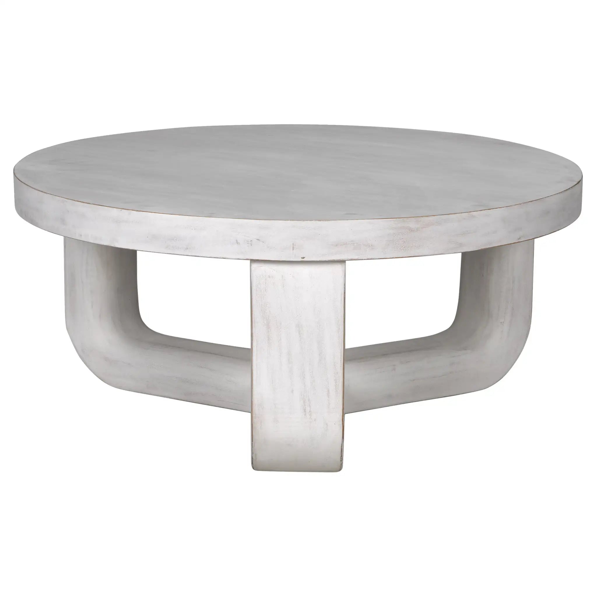 Noir Joel Coffee Table, White Wash