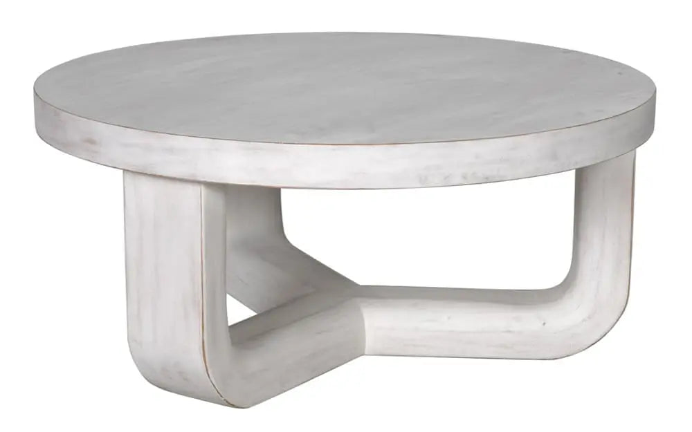 Noir Joel Coffee Table, White Wash