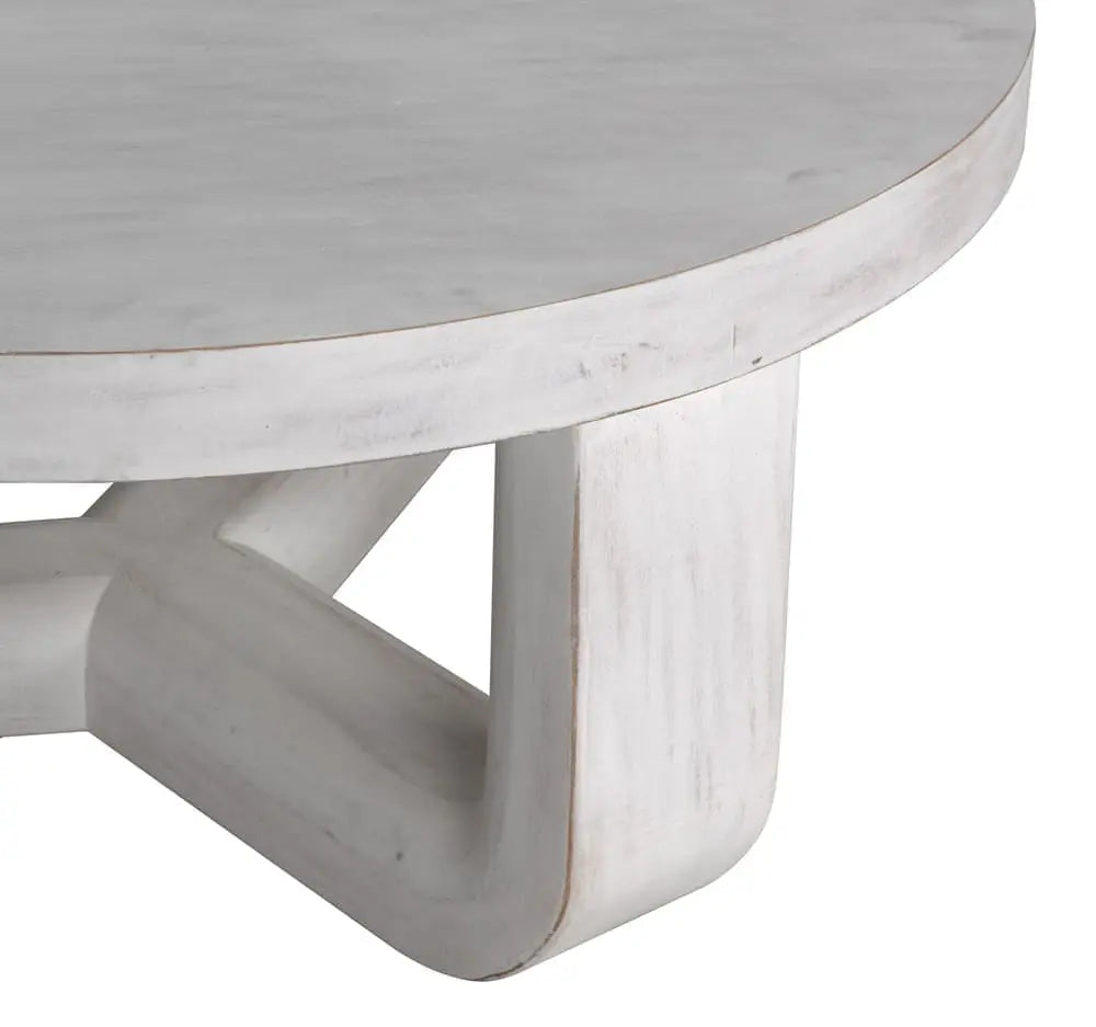 Noir Joel Coffee Table, White Wash