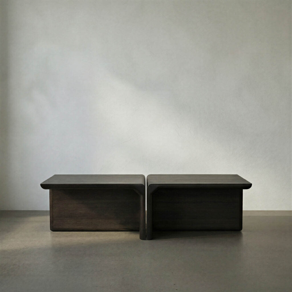 Noir Hagen Coffee Table, Ebony Walnut