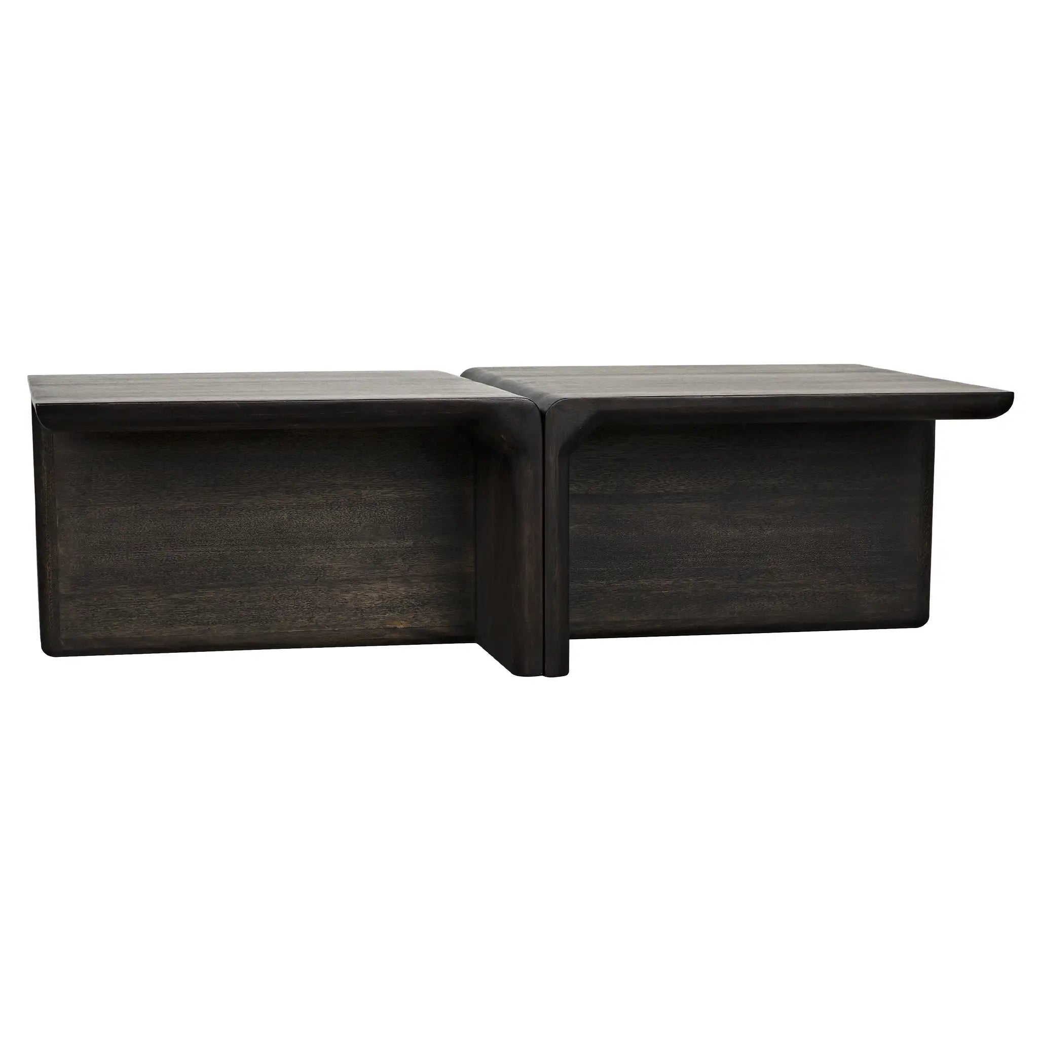 Noir Hagen Coffee Table, Ebony Walnut