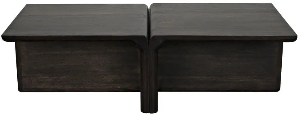 Noir Hagen Coffee Table, Ebony Walnut