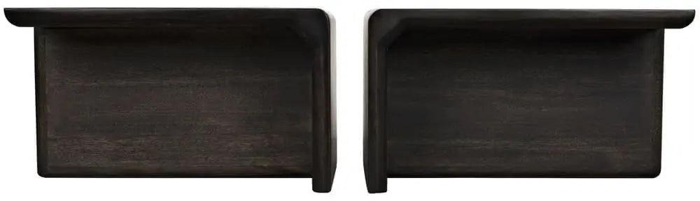 Noir Hagen Coffee Table, Ebony Walnut