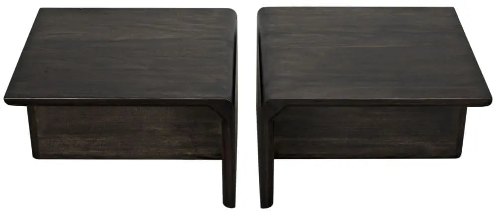 Noir Hagen Coffee Table, Ebony Walnut