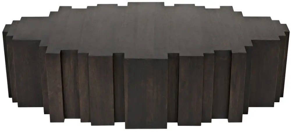 Noir Royce Coffee Table, Ebony Walnut
