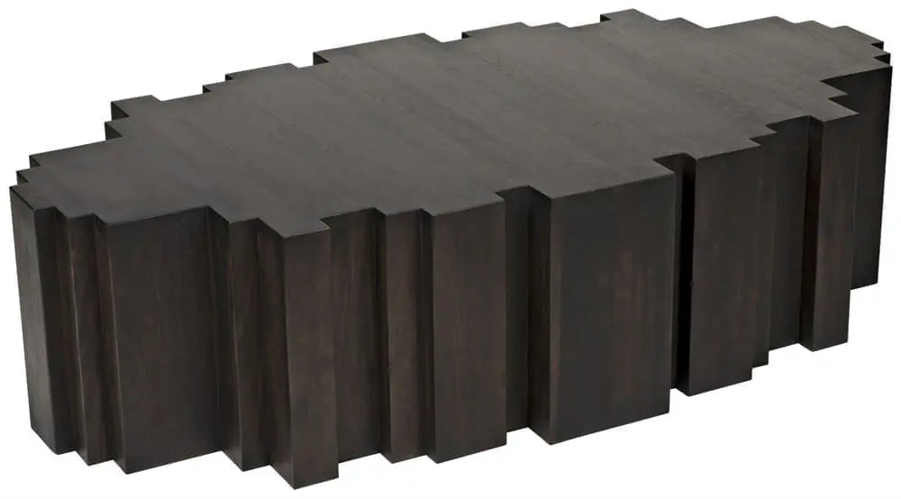 Noir Royce Coffee Table, Ebony Walnut