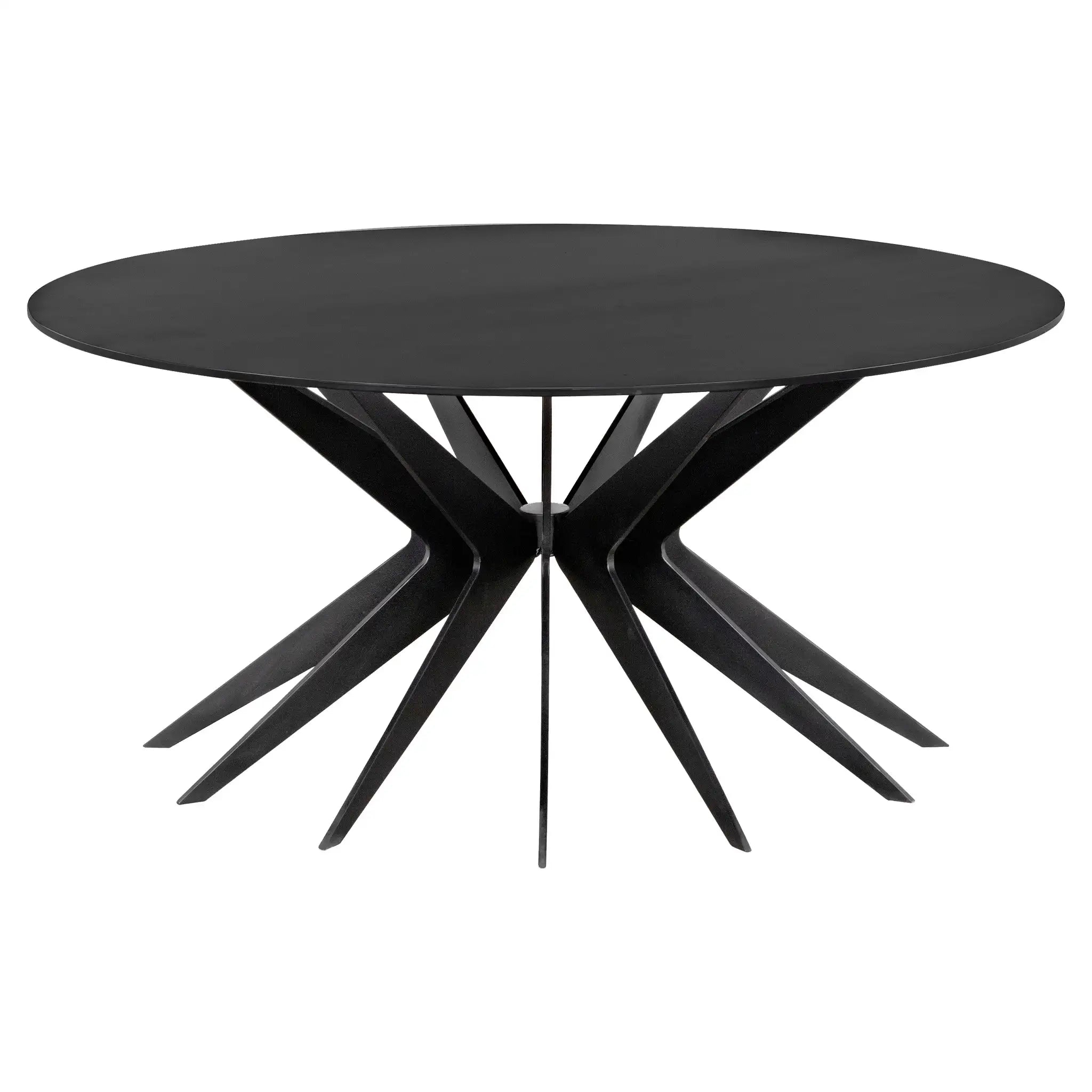 Noir Spider Coffee Table, Black Metal