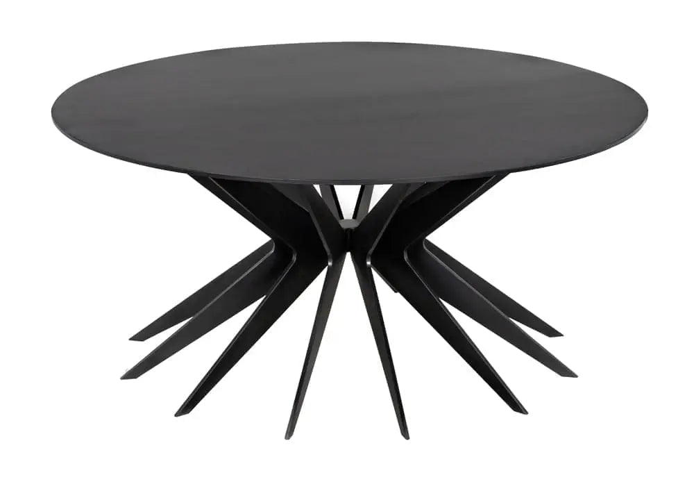 Noir Spider Coffee Table, Black Metal
