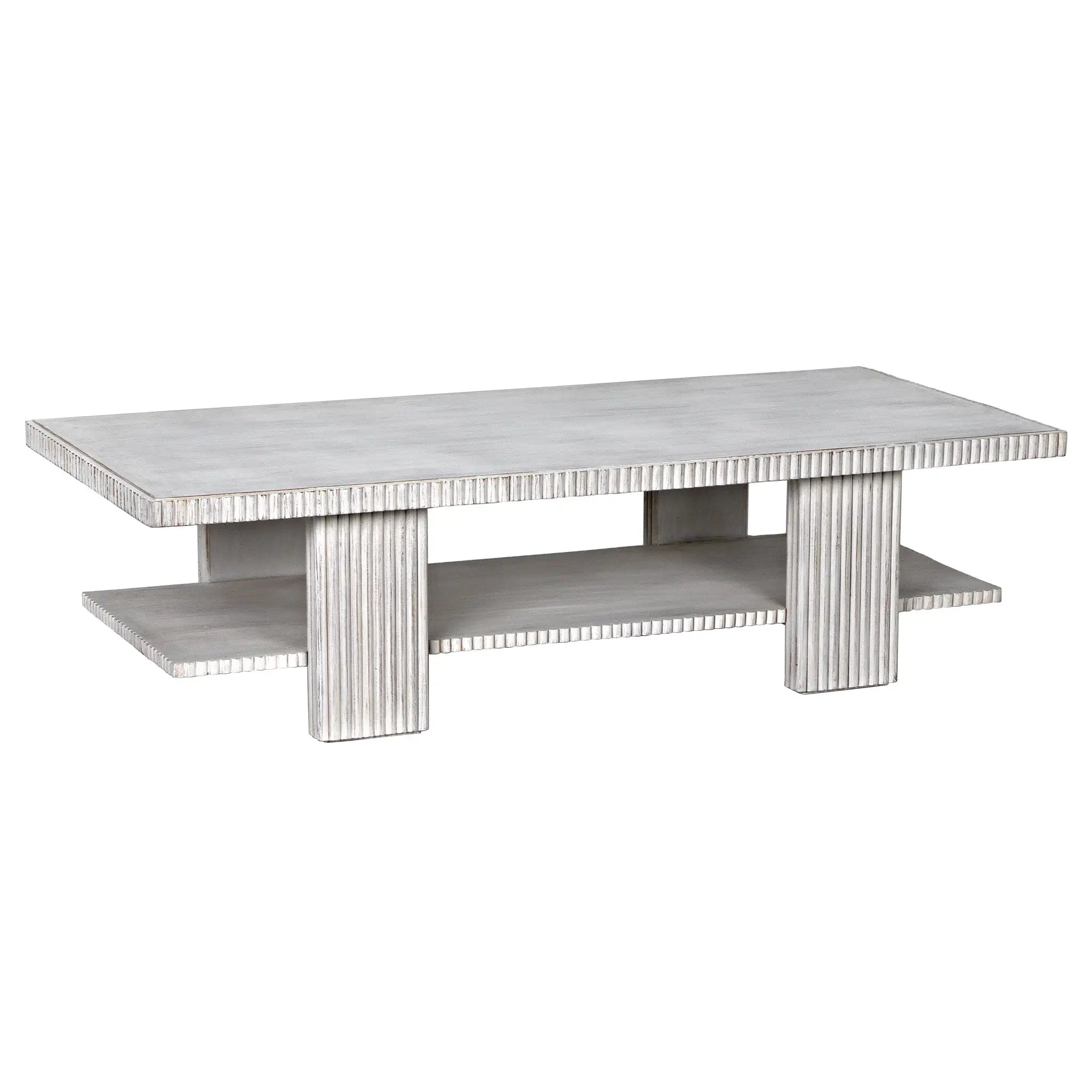 Noir Humphrey Coffee Table, White Wash
