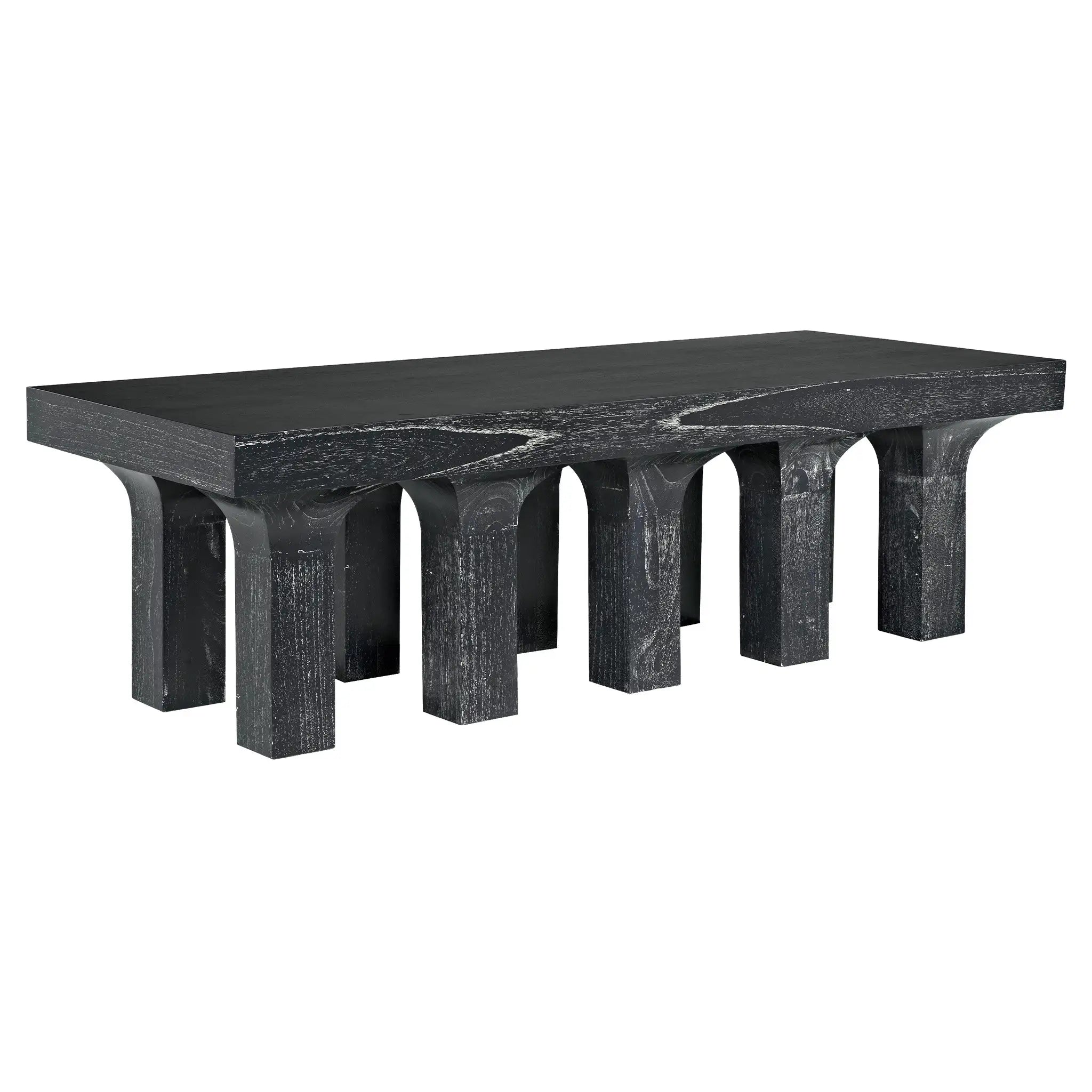 Noir Santos Coffee Table, Cinder Black