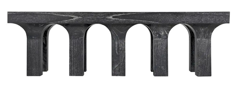 Noir Santos Coffee Table, Cinder Black