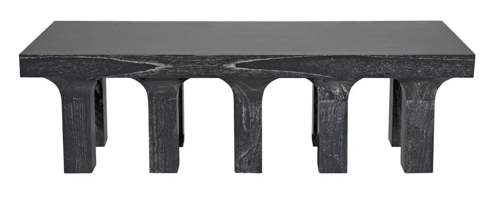 Noir Santos Coffee Table, Cinder Black