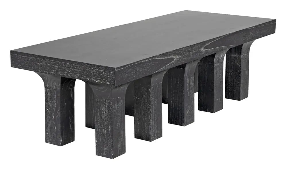 Noir Santos Coffee Table, Cinder Black