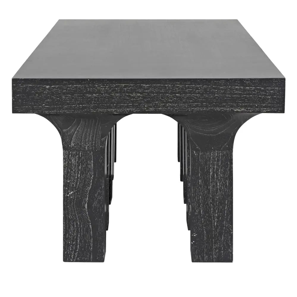 Noir Santos Coffee Table, Cinder Black