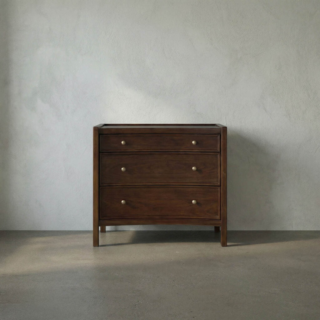 Noir Hampton Side Table Hand Rubbed Brown