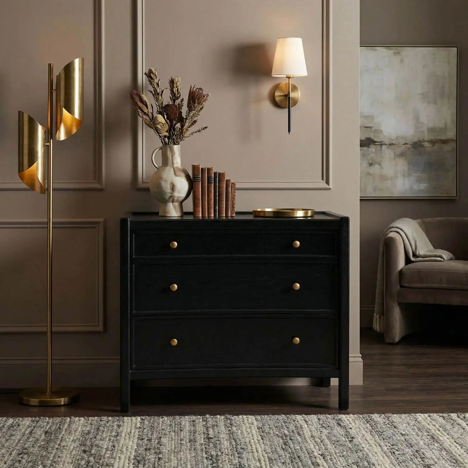 Noir Hampton Side Table
