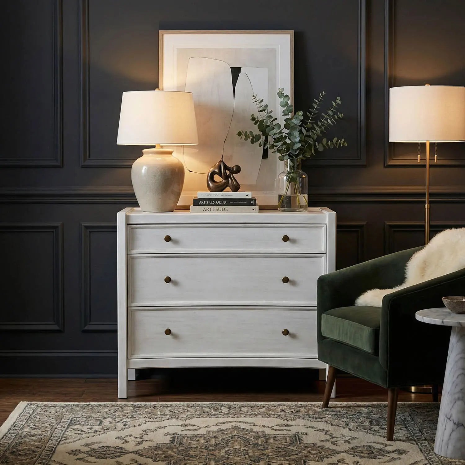Noir Hampton Side Table