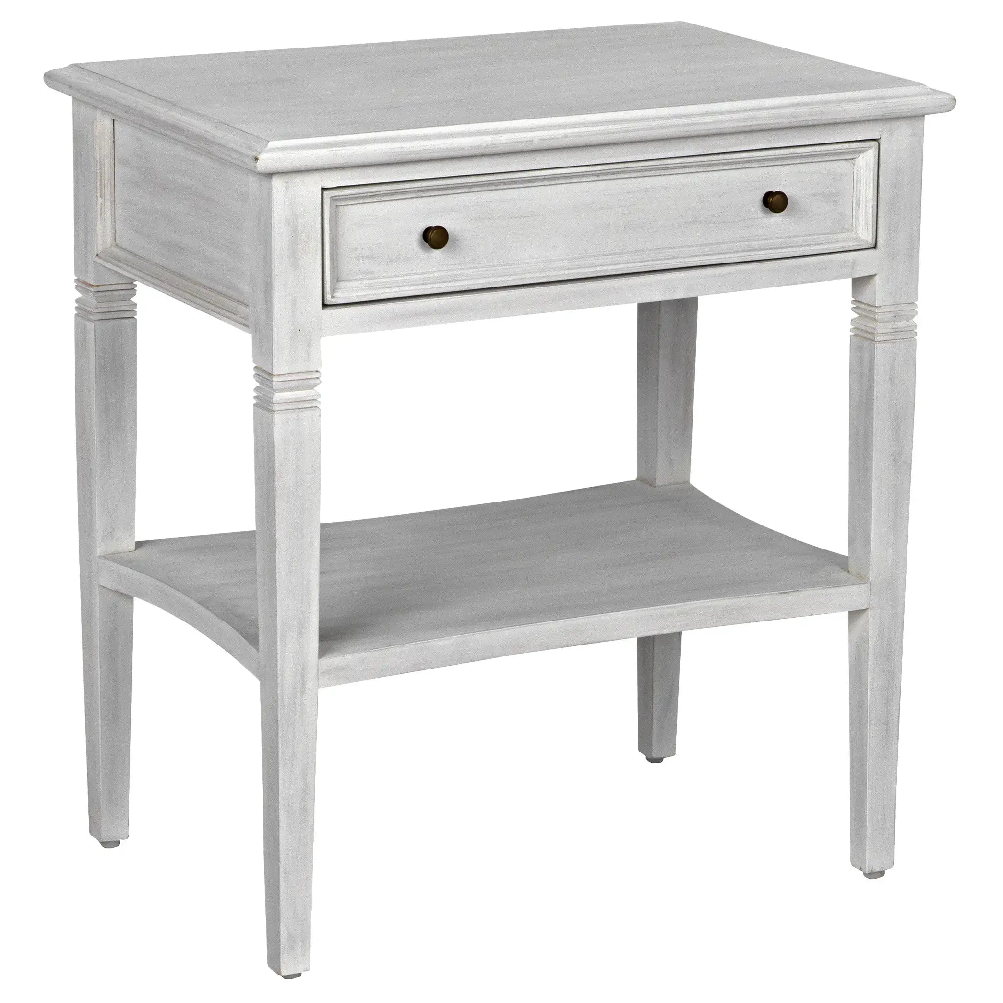 Noir Oxford 1 Drawer Side Table