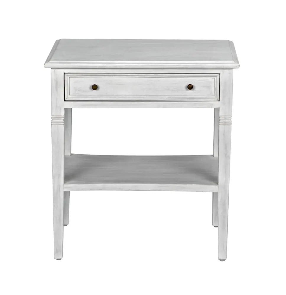 Noir Oxford 1 Drawer Side Table