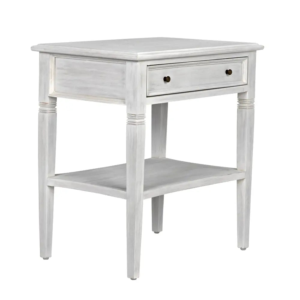 Noir Oxford 1 Drawer Side Table