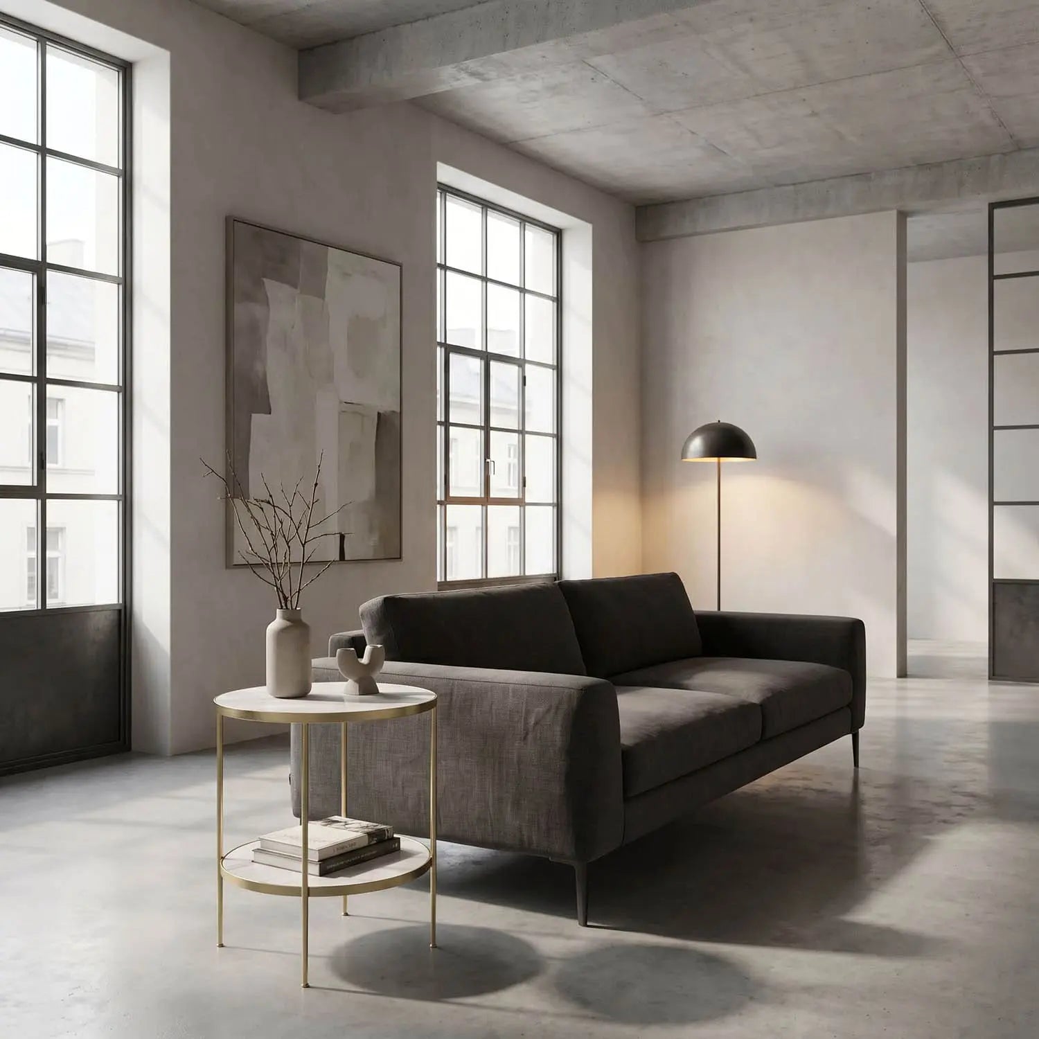 Noir Rivoli Side Table