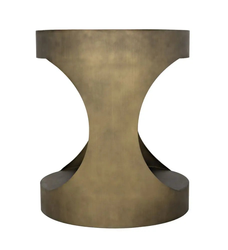 Noir Eclipse Round Side Table