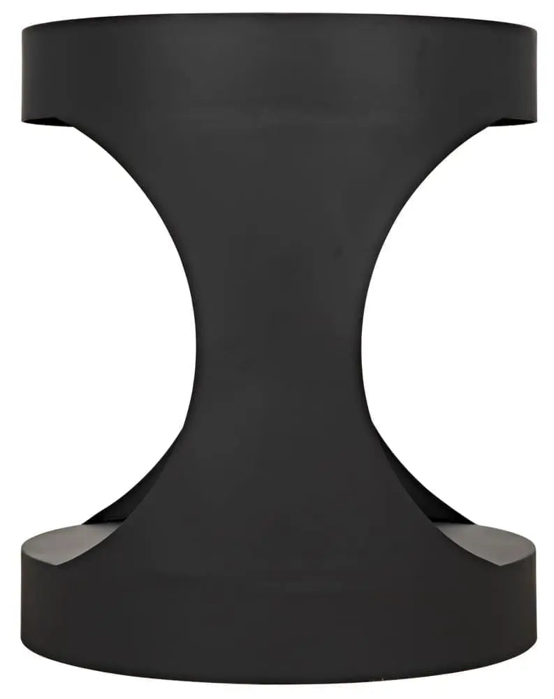 Noir Eclipse Round Side Table