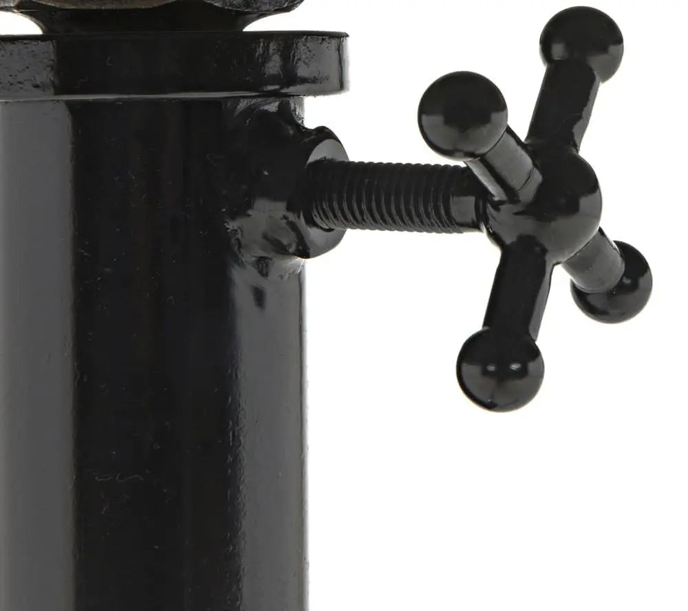 Noir Calder Side Table, Black Steel