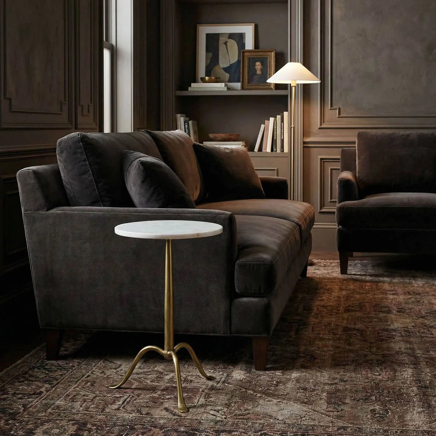 Noir Cosmopolitan Side Table