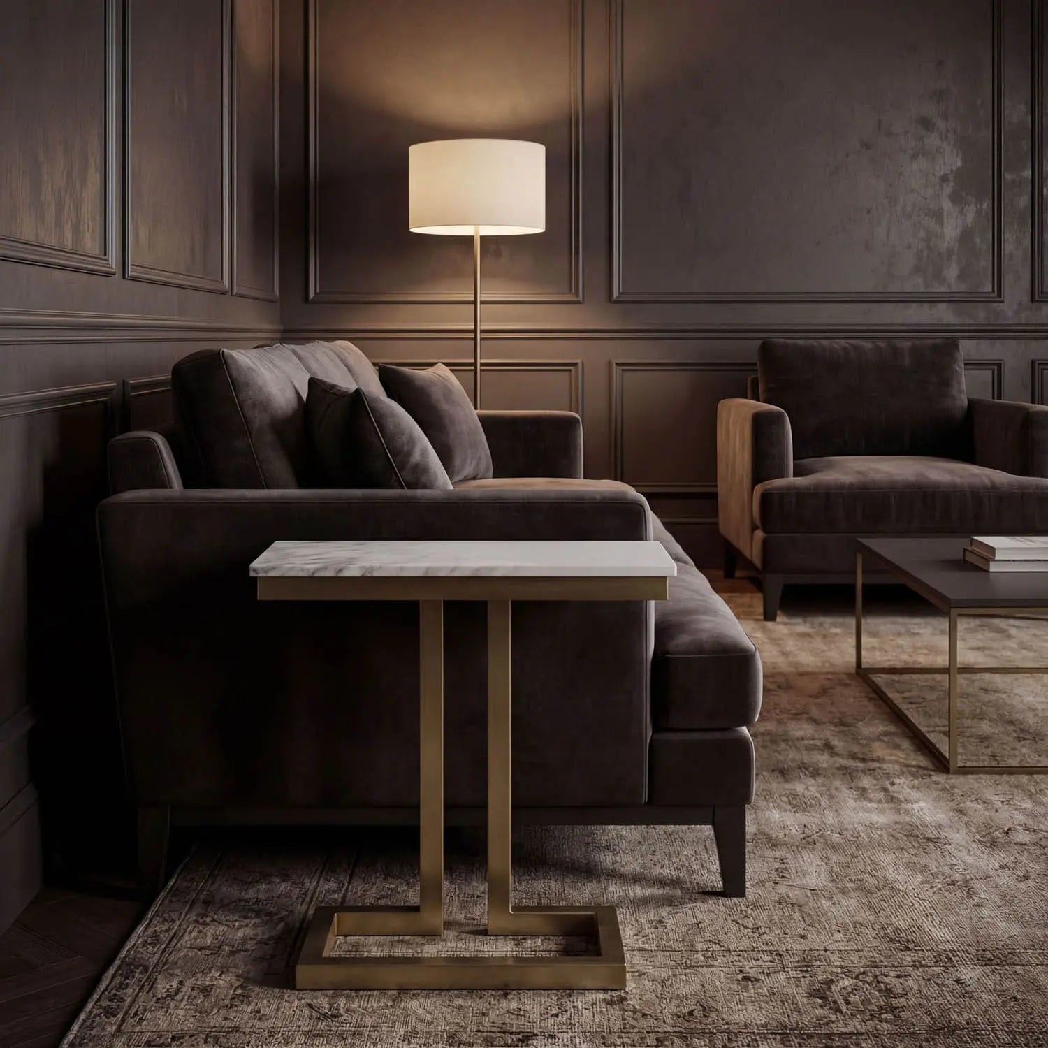 Noir Alonzo Side Table