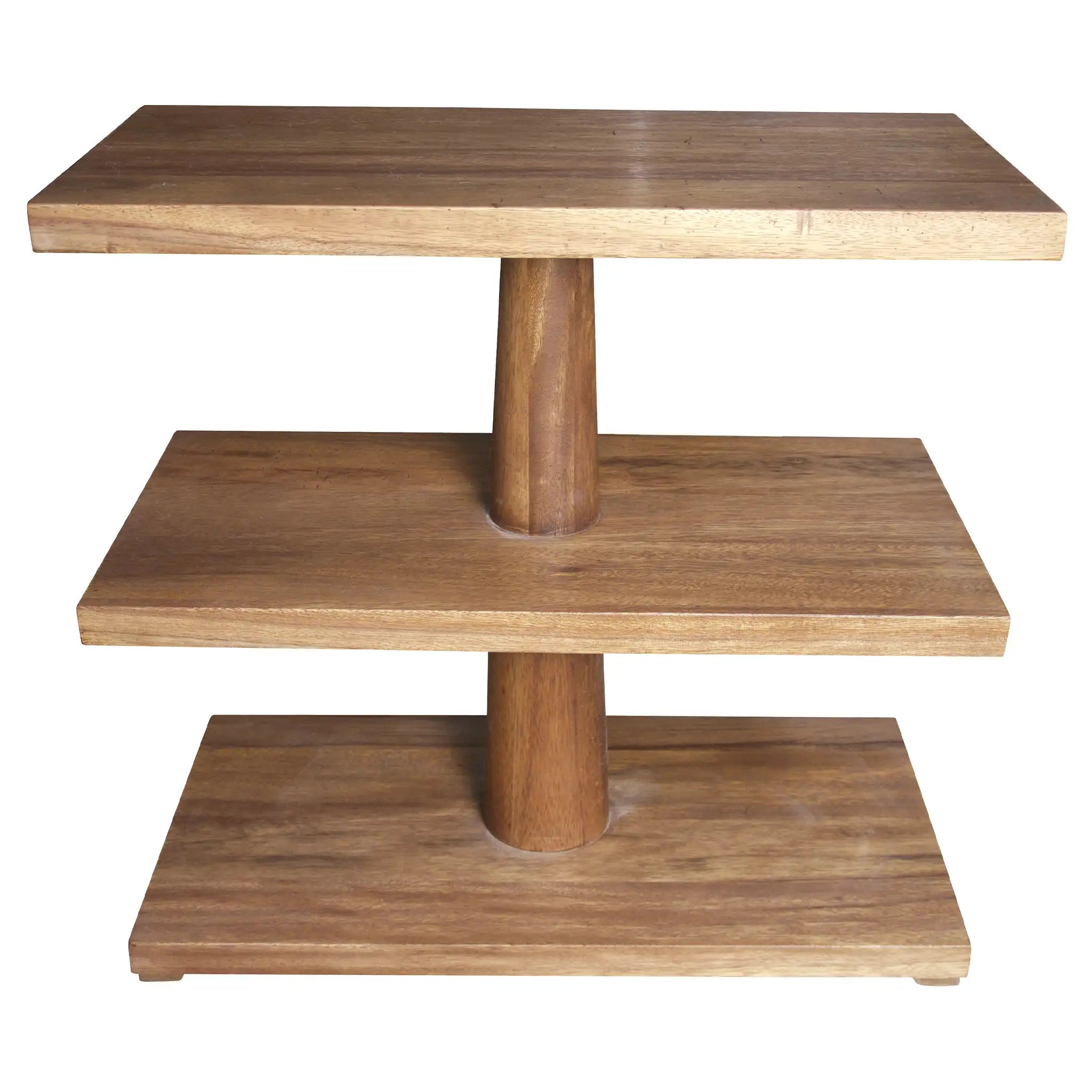 Noir Fatima Side Table, Dark Walnut