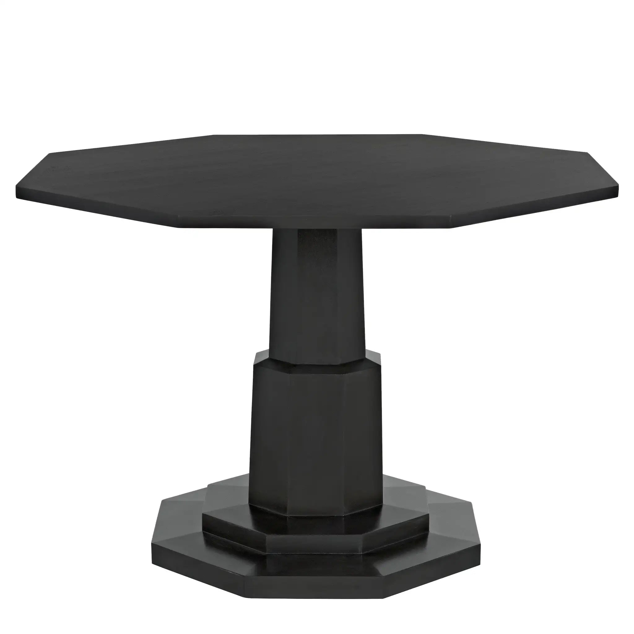 Noir Octagon Table, Pale