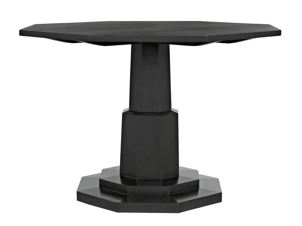 Noir Octagon Table, Pale