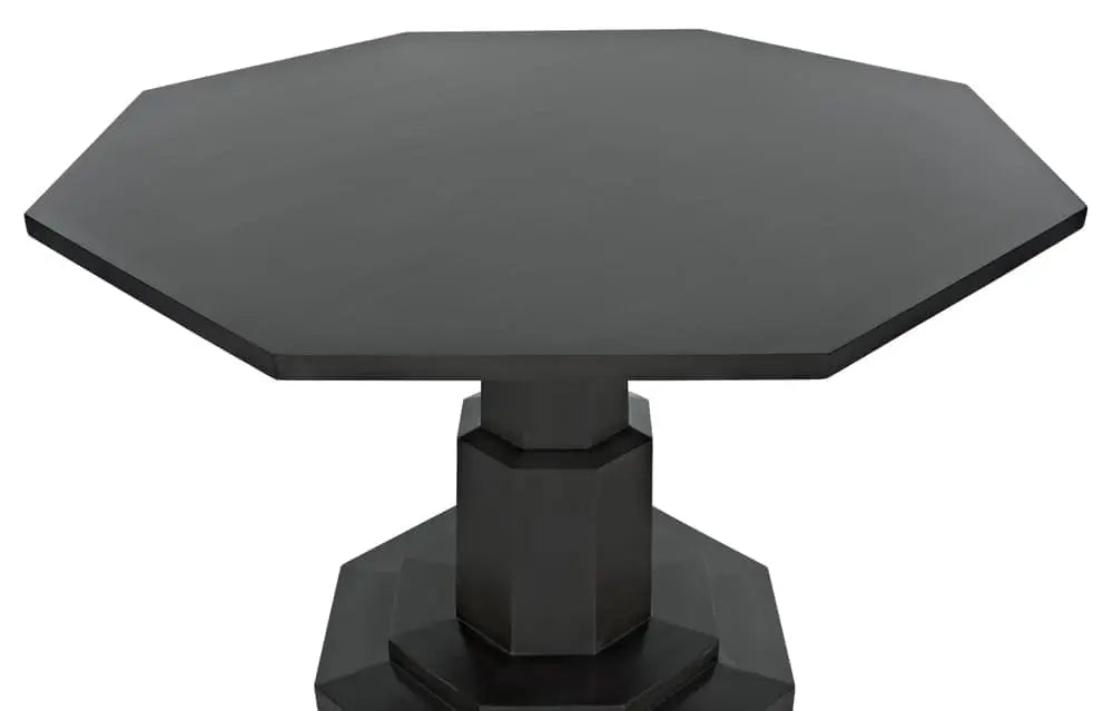Noir Octagon Table, Pale