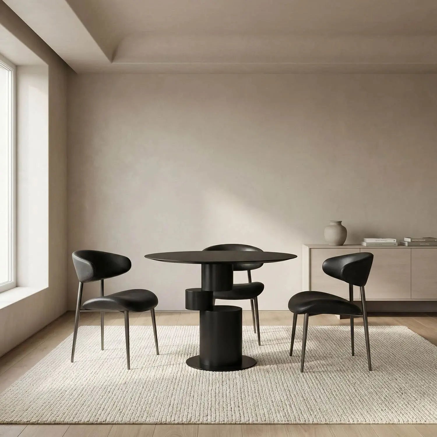 Noir Nola Metal Table