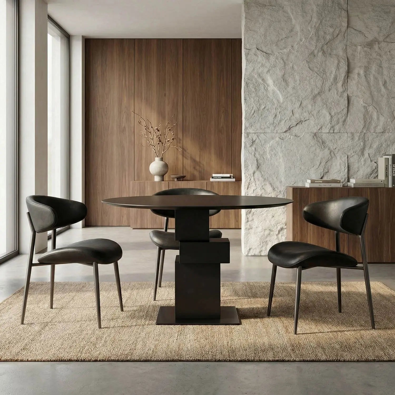 Noir Speer Metal Table