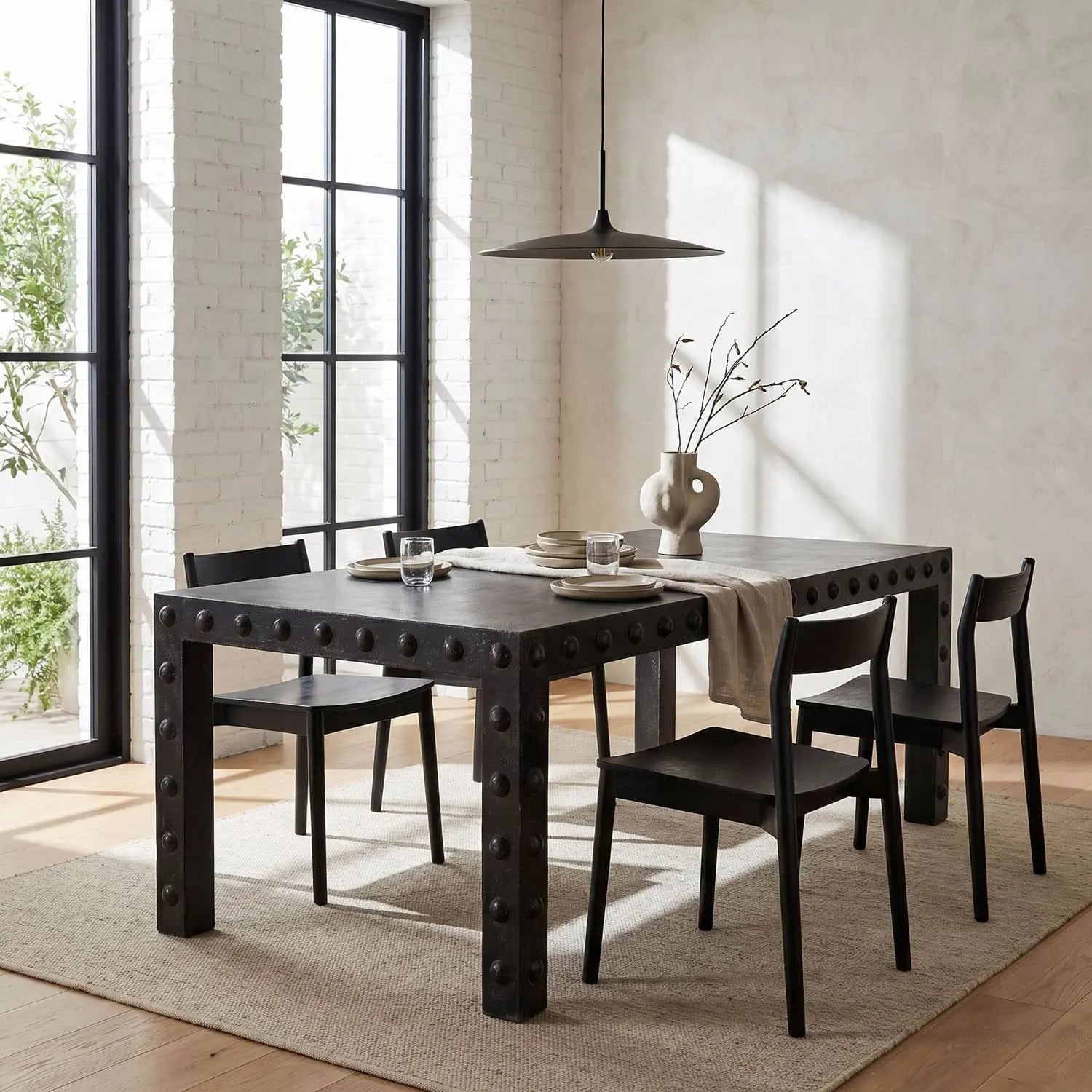 Noir Didier Dining Table, Black Walnut