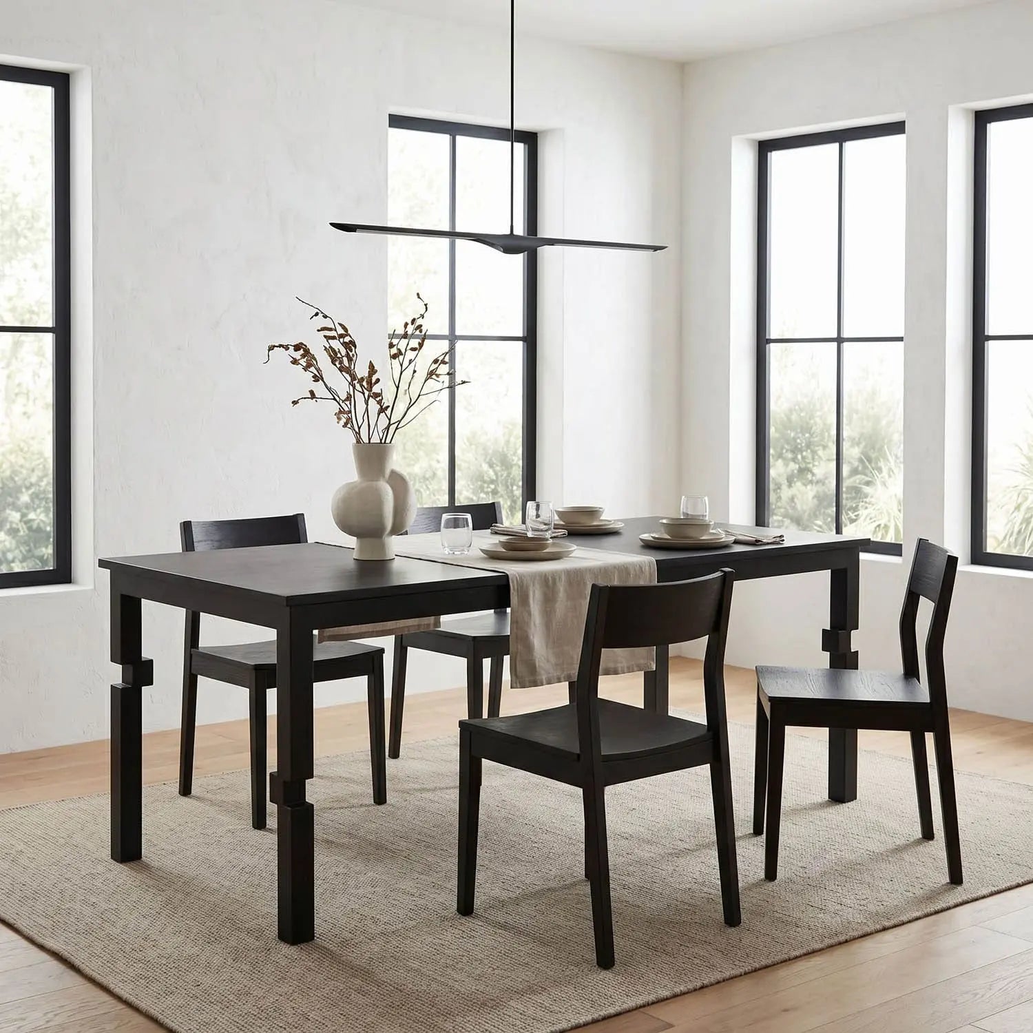Noir Tetris Table