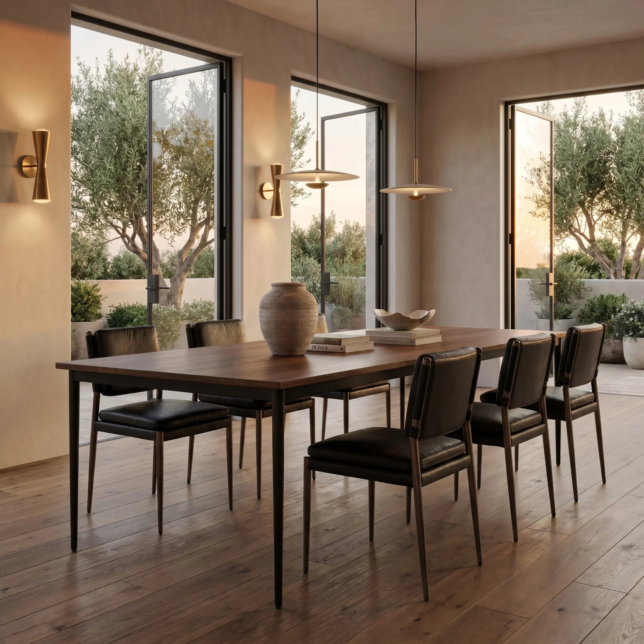 Noir Boylen Dining Table