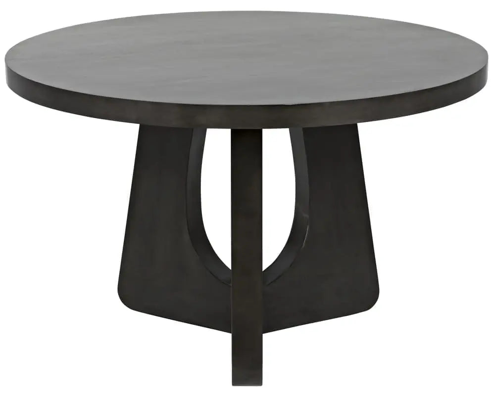 Noir Nobuko Dining Table, 48" Diameter, Pale