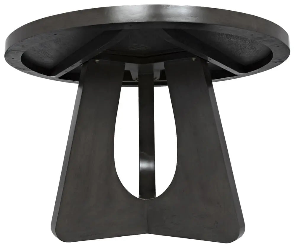 Noir Nobuko Dining Table, 48" Diameter, Pale