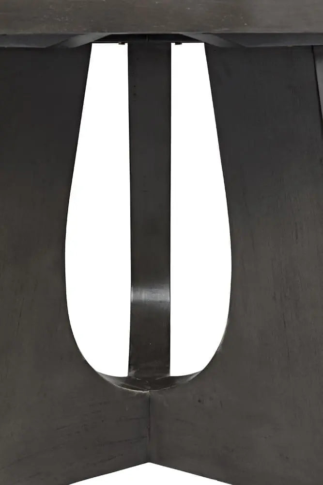 Noir Nobuko Dining Table, 48" Diameter, Pale