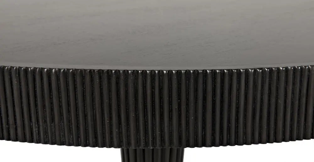 Noir Granada Dining Table, Pale